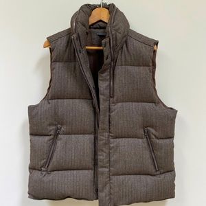 John Varvatos wool down vest